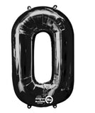Anagram Number Balloons - Black 34 "