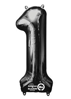 Anagram Number Balloons - Black 34 "