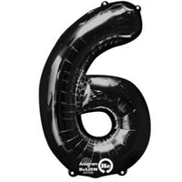 Anagram Number Balloons - Black 34 "