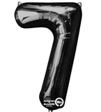 Anagram Number Balloons - Black 34 "