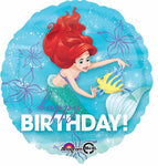 Anagram Balloons ARIEL DREAM BIG Happy Birthday 18" Round Foil