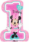 Anagram 28“ Foil Balloon- MINNIE 1ST BIRTHDAY