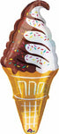 Anagram Balloons ICE CREAM CONE 41" foil balloon