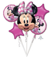 Anagram Balloons MINNIE MOUSE FOREVER BOUQUET