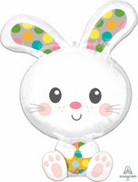 Anagram Balloons SPOTTED BUNNY 29" SHAPE Foil Balloon Easter Rabbit