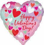 Anagram Balloons Happy Valentine's Day PASTEL 18" HeaRT foil balloon