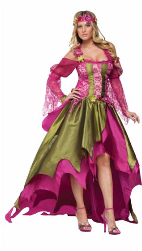 RENAISSANCE Fairy  NYMPH Adult Halloween COSTUME Size 12-14
