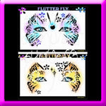 Flutter Fly Stencil Eyes - Child