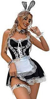Sexy French maid playboy bunny costume - size small