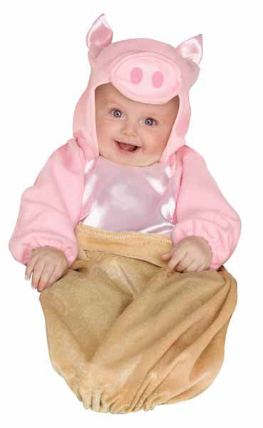 PIG IN A BLANKET INFANT BUNTING HALLOWEEN COSTUME  SIZE TO 9 MOS