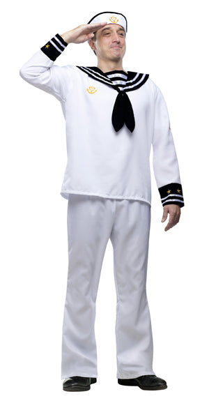 Men's Sailor Costume  fits up to 200lbs