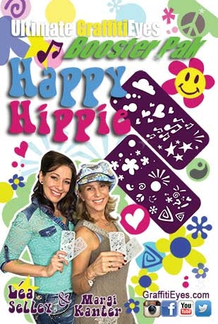 Ultimate Graffiti Eyes Stencil - Happy Hippie Booster Pak