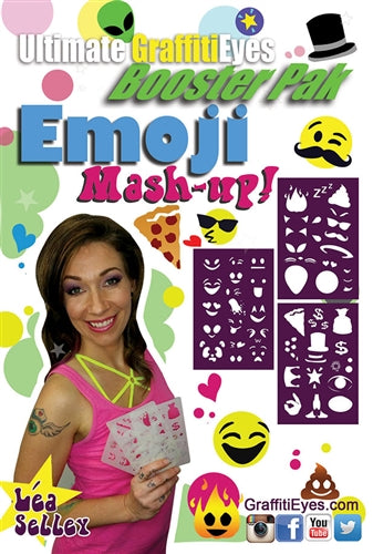 Ultimate Graffiti Eyes Stencil - Emoji Booster Pack