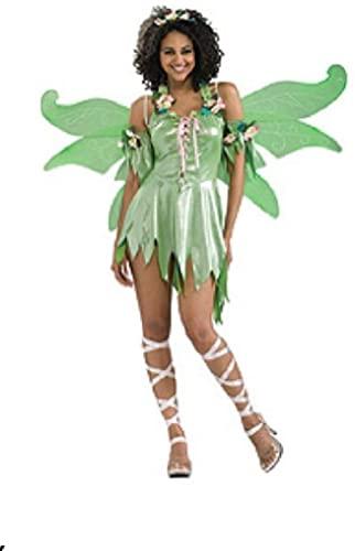 Secret Wishes Womens Enchanted Creature Adult Green Fairy Halloween  Costume Size Adult Small