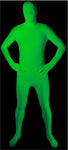 Glow Green Morphsuit Size Adult XLarge
