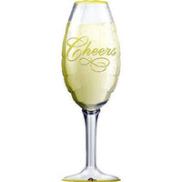 38in Champagne Glass SuperShape Balloon foil