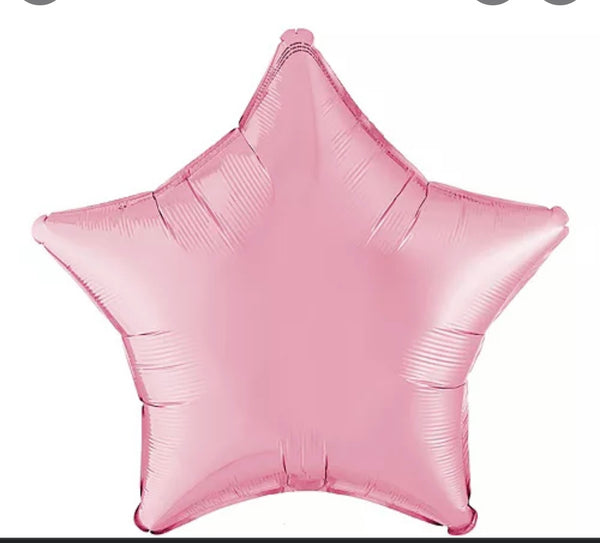 18” Pink Star Foil Balloon