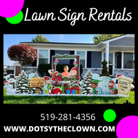 Dotsy's Lawn Sign Rentals !