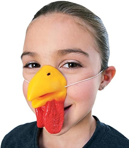 Rubie's Costume Company Rooster Chicken Nose Halloween Costume Accessory