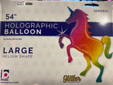 54” Glitter Unicorn Balloon
