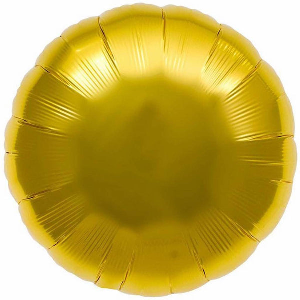 20” gold foil round balloon