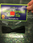 Black Satin Bow Tie