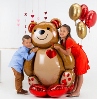 Airloonz 55” airfilled teddy bear balloon