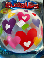 22” Bubble Heart Balloons