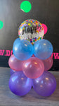 Balloon table centrepiece