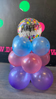 Balloon table centrepiece