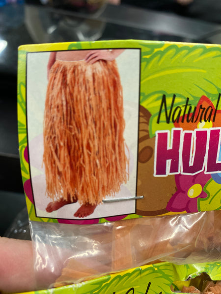 Natural Color Hula Skirt