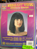 Elegant hair black straight bangs