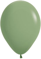 11” latex balloon Sage Green Qualatex cactus