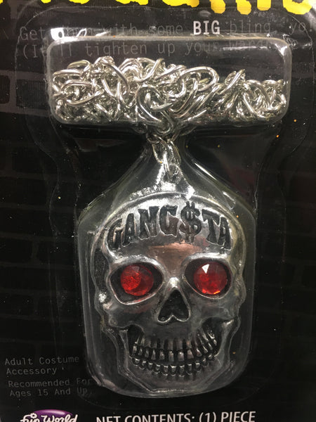 Skull Gangster Medallion