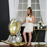 airloonz bubbly wine glass balloon 51in champagne