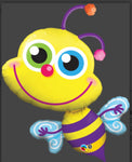 Qualatex 40“ Foil balloon- beaming bee