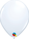 5” Round White Latex Balloon Bag of 100