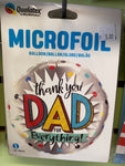 Thank You Dad Balloon