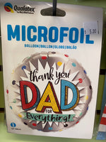 Thank You Dad Balloon