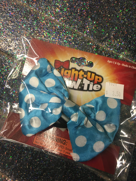 Light Up Bow Tie Assorted Colours