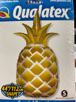 44” Golden Pineapple Balloon