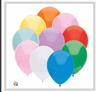 Funsational assorted bag of 12” latex balloons