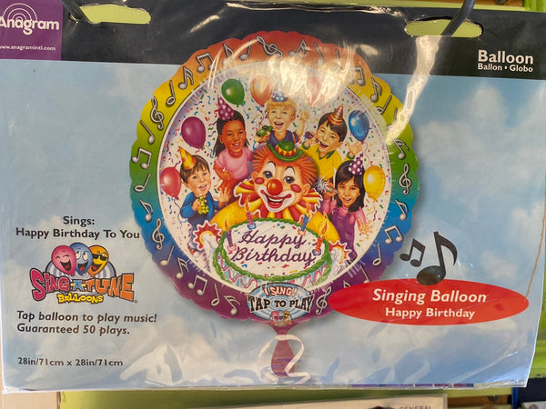 Singing Happy Birthday Balloon