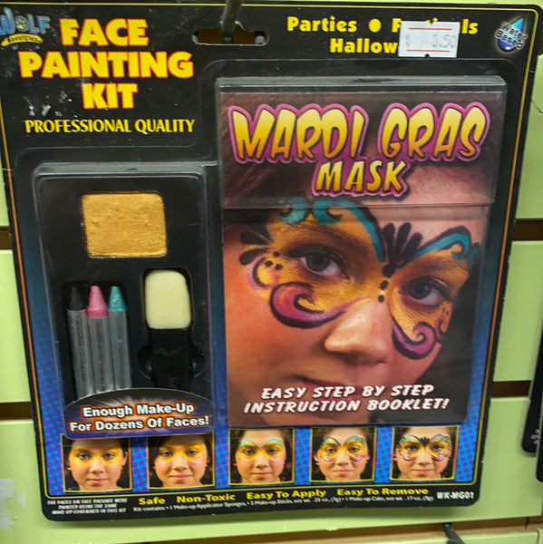 Mardi Gras Mask Makeup