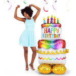 Anagram Airloonz 53” Birthday cake airfilled balloon