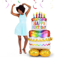 Airloonz 53” Birthday cake airfilled balloon