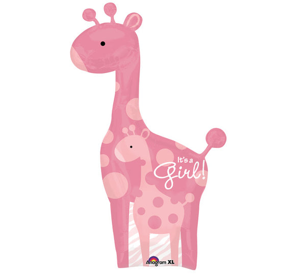 Its a Girl! Baby Giraffe Balloon
