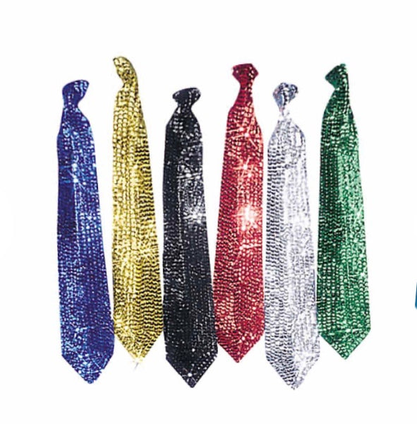 Jumbo Sequin Long Tie