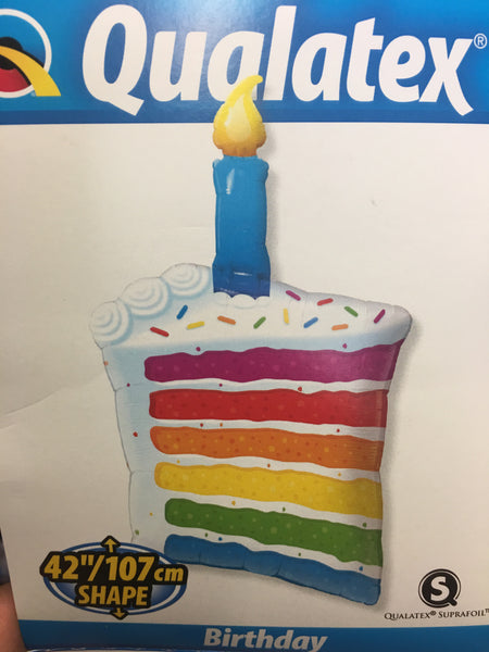 42” Birthday cake SuperShape Balloon