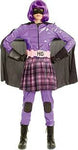 Paper Magic Women's Kick Ass Hit Girl Child's Halloween Costume Purple Large